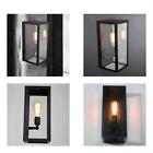 0010425110v Square Black Outdoor Wall Lantern 601393278856