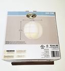 0046335840393 Hampton Bay White Finish In Round Exterior Wall
