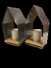 009112331 Room Essentials Set Of Gray Outdoor Lantern House 627442194175