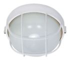 60-518 045923605185 Nuvo Round Caged Die Cast Bulkhead Light In