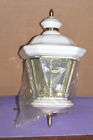 088677748692 Unbranded Large Brass And White Porcelain Outside Light