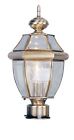 2153-01 1-light Monterey Distressed Gold Post Light 2153-01 1-light Monterey Distressed Gold Post Light