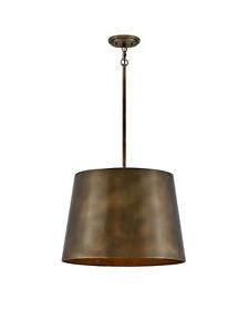 81-bel-4442117 1 Light Medium Outdoor Pendant In Modern Style 20 Inches Wide By 15.25