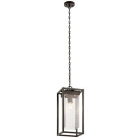 147-bel-4402466 1 Light Outdoor Hanging Pendant With Transitional Inspirations 21 Inches