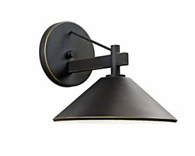 147-bel-2611316 1 Light Outdoor Wall Bracket 8 Inches Wide