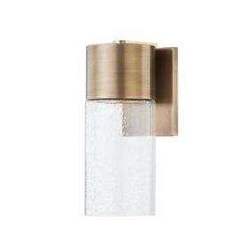 81-bel-2998599 1 Light Small Outdoor Wall Lantern In Modern Style 8 Inches Wide By 14.5