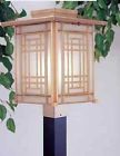 2703 1-lite Post Glass Satin Fit Prairie Ramond Fredrick Weathered Style Frost Brass