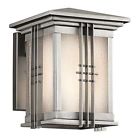 49157ss 1 Wall Square Light Portman Outdoor Kichler Stainless Steel