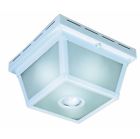 Hb-4305-bk 1000020212 Hampton Bay White Motion Sensing Exterior Ceiling Sconce Wall Mount Light