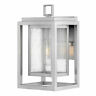 1000si Hinkley Republic Satin Nickel Outdoor Small Wall Mount 640665100006