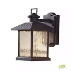 Ntsw7300l30blpc 1001376092 Hampton Bay Lumsden Black Outdoor Integrated Led Wall 037949405757