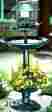 10017328 Verdigris Solar Birdbath Planter Unbranded 36 Lighted Garden Centerpiece Nib 849179025533