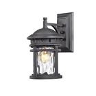 1002.185.497 Home Decorators Collection Black Outdoor Wall Lantern 736916663298
