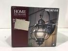 1002667019 Home Decorators Collection Greer Black Exterior Wall Lantern 053392136697
