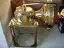 1005-2 Patriot Crown Gold Colored Finish Outdoor Lamp