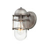 10262clwz Maxim Seaside Wide Weathered Zinc Outdoor Wall Sconce 783209231764
