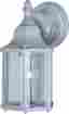 1026pe Maxim Lighting Lot Of 2 One Light Glass Wall Lantern
