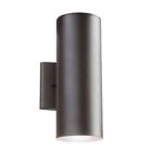 11251azt30 Kichler Textured Architectural Bronze Led Outdoor Wall Mount 783927453097
