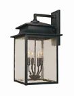 461492 120806 Sutton . Id Rust 4 Wall Outdoor 2 Lantern Light Finish