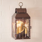 129-3cop Irvins Tinware Marthas Outdoor Wall Lantern Antique Copper New Free