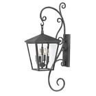 1436dz Hinkley Trellis Aged Zinc Outdoor Wall Mount 640665143614