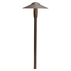 15810bbr27r Kichler Dome Outdoor Path Light Bronzed Brass 783927473217