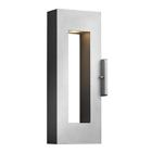 1640tt Hinkley Atlantis Small Titanium Slim Outdoor Wall Mount 640665164015