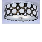 16768-71 Tiffany Wall White Flush Model Black Style - Mount Portfolio 340272