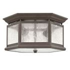 1683oz Hinkley Edgewater Oil Rubbed Bronze Outdoor Flush Mount 640665168372