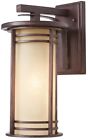 16980 Home Decorators Collection Outdoor Wall Lantern Amber Glass 0802513169805