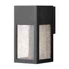 1780sk 1780 Hinkley Lighting Sk Satin Black Rook Outdoor Sconce 640665178036