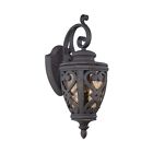 Lws1176b 18.63-in Allen Roth Grandura Marcado Black Outdoor Wall-mount Light Fixture New 11728 17719