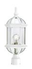180380 - Id Light Finish White Outdoor Post Mount