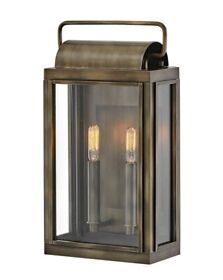 81-bel-4442346 2 Light Medium Outdoor Wall Lantern In Traditional Coastal Style 9 Inches Wide