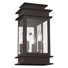 2014-07 Livex Lighting Princeton Outdoor Wall Lantern Bronze In