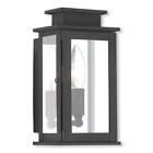 20191-04 Livex Lighting Princeton Black Wall Lantern 847284048393