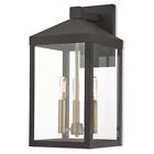 20584-07 Livex Lighting Nyack Bronze Outdoor Wall Lantern 847284056213