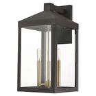 20585-07 Livex Lighting Nyack Bronze Outdoor Wall Lantern 847284056251