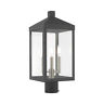 20592-76 Livex Lighting Nyack Gray Post Top Lantern 847284058811