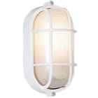 2071-wh Designers Fountain Oval Bulkhead With Guard 046335803916