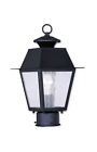 2163-07 Livex Lighting Mansfield Bronze Outdoor Post Lantern