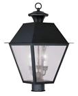 2169-04 Livex Lighting Mansfield Outdoor Post Head Black