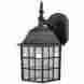 22-9364 Hardware House Textured Black Aluminum Outdoor Light Fixture 802062229364