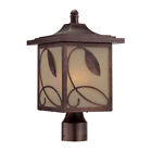 22236-fc Designers Fountain Devonwood Flemish Copper Post Lantern 046335968349