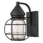 2250bk Hinkley New Castle Black Halogen Outdoor Wall Light 640665225006