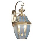 2251-01 Livex Lighting Antique Brass Outdoor Wall Lantern With 847284000001