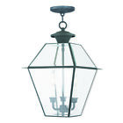 2385-61 Livex Lighting Westover Charcoal Outdoor Lantern Pendant 847284057081