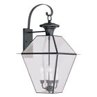 2386-04 Livex Lighting Westover Black Outdoor Wall Lantern 847284027244