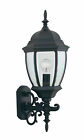 2432-bk Designers Fountain Black Cast Aluminum Wall Lantern 046335865839
