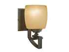 25105 Hampton Bay Vintage Look 1 Light Bronze Wall Sconces Bathroom Fixture Made